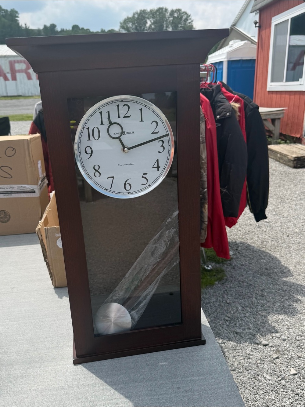 Brand new still in box Braxton Howard miller clock (discontinued)